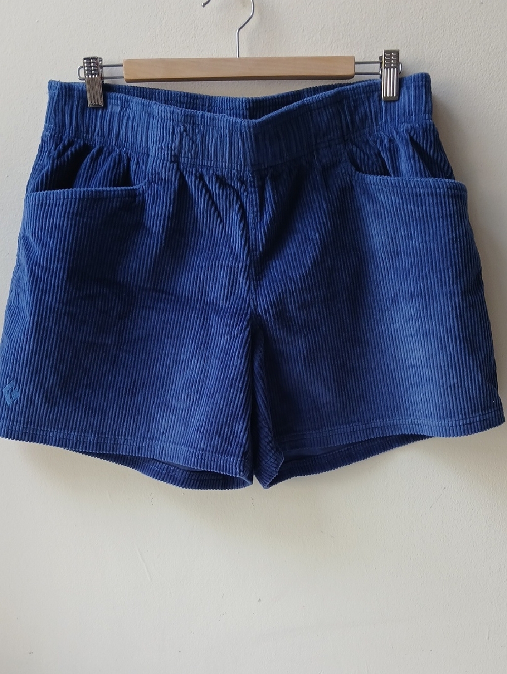Black Diamond Wide Wale Corduroy Shorts Blue Large